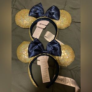 Two sets of Disney WDW 50th anniversary headband ears